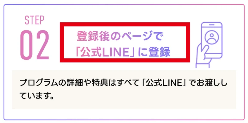 AIFAの登録後にLINEで詳細や特典を受け取る手順