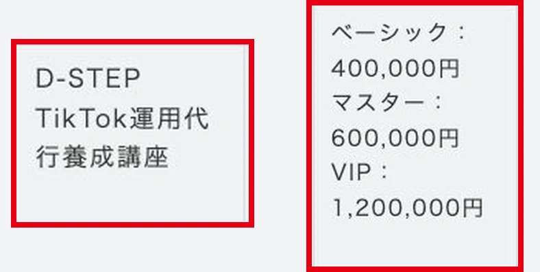 Dコレクトの特商法ページに掲載されたD-STEPの3プランの税込料金