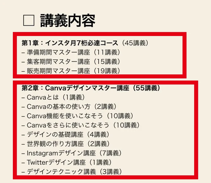 QMPSSの講義内容は準備・集客・販売とCanvaのデザインを扱う